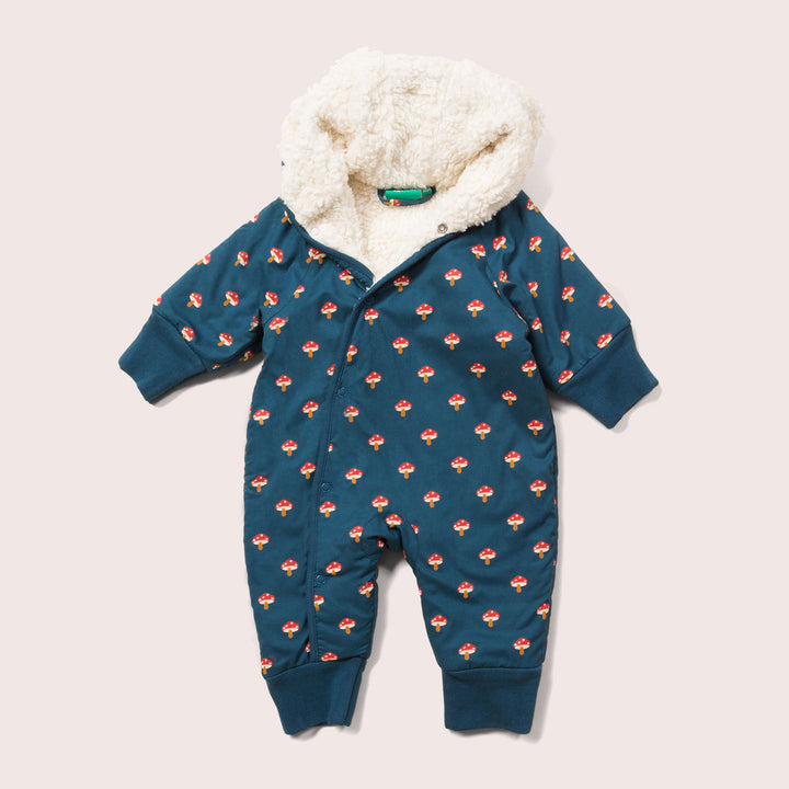 Little Toadstools Sherpa Lined Snowsuit