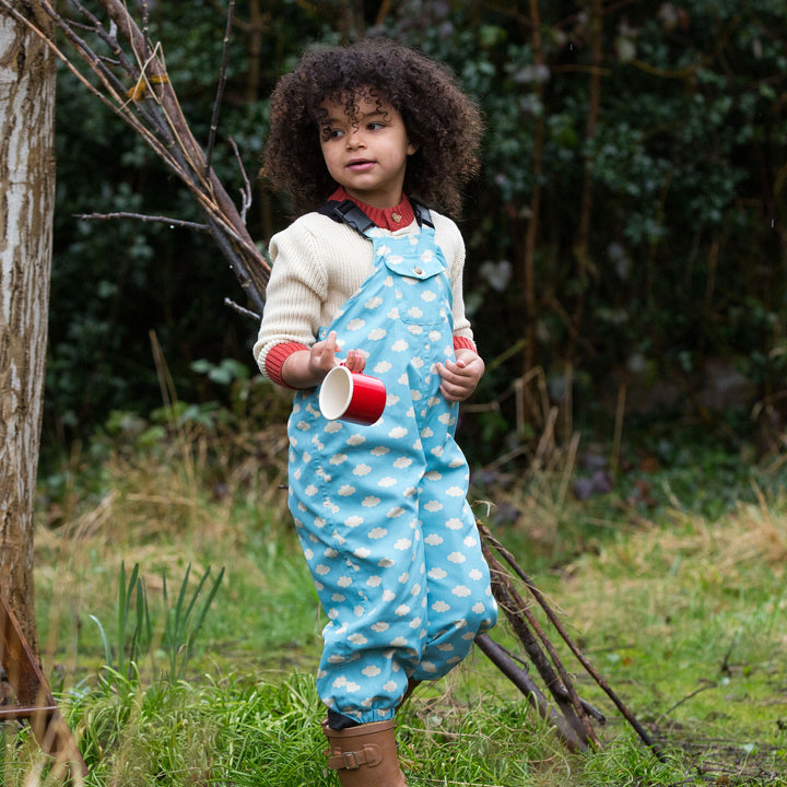 Fluffy Cloud Recycled Waterproof Lined Dungarees