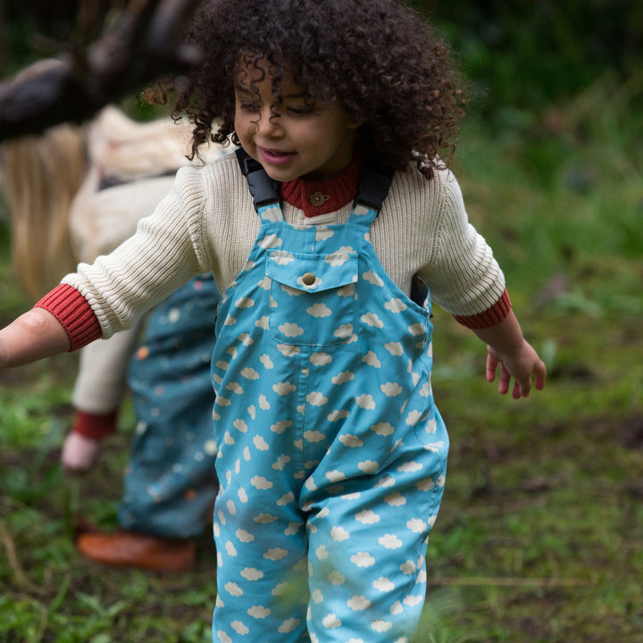 Fluffy Cloud Recycled Waterproof Lined Dungarees