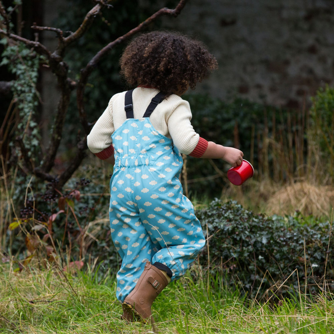 Fluffy Cloud Recycled Waterproof Lined Dungarees