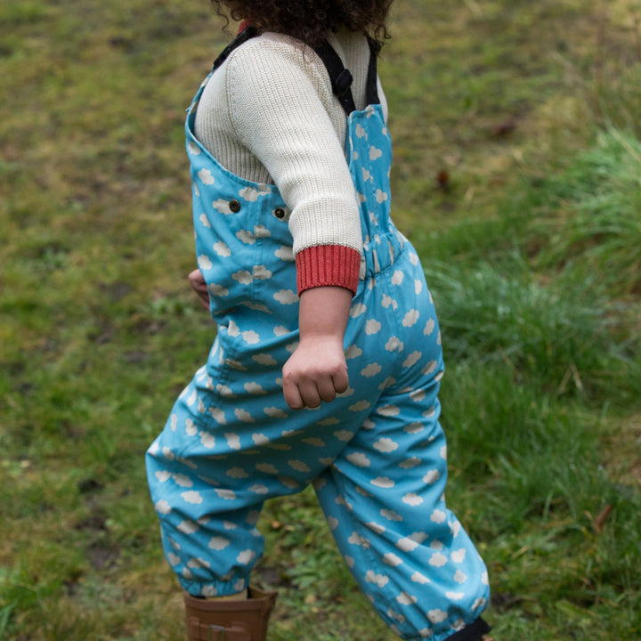 Fluffy Cloud Recycled Waterproof Lined Dungarees