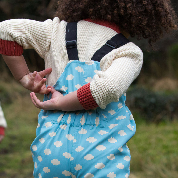 Fluffy Cloud Recycled Waterproof Lined Dungarees