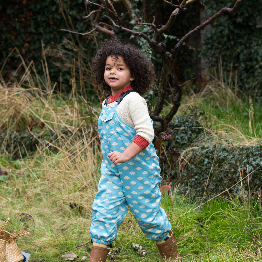 Fluffy Cloud Recycled Waterproof Lined Dungarees