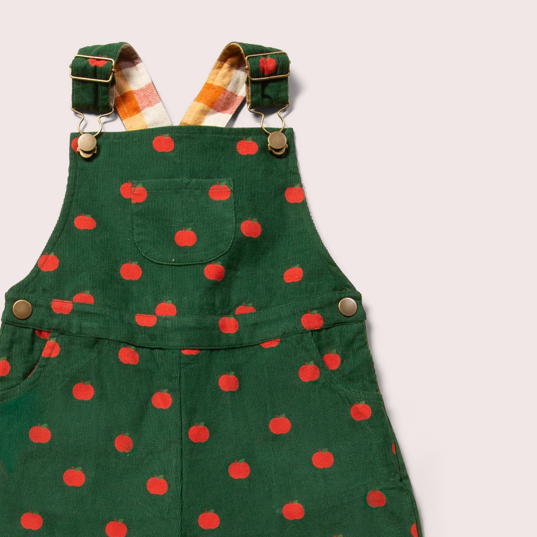 Apple Printed Classic Corduroy Dungarees