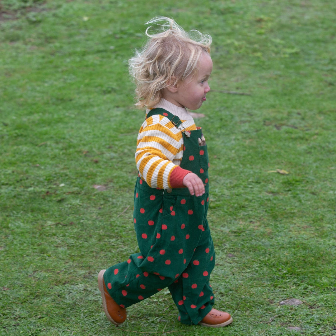 From One To Another Gold Striped Knitted Jumper