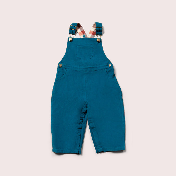 Deep Blue Classic Corduroy Dungarees