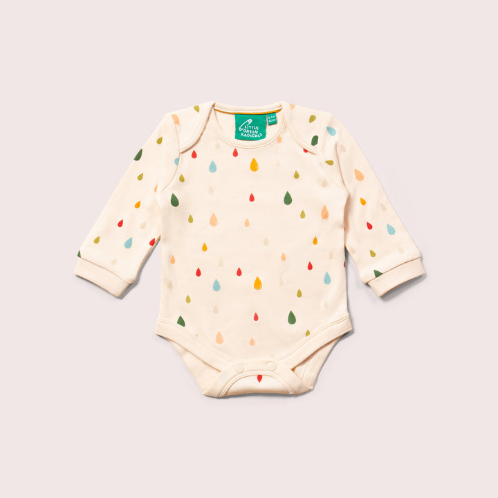 Drip Drop Organic Baby Bodysuit Set - 2 Pack