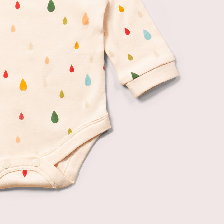 Drip Drop Organic Baby Bodysuit Set - 2 Pack