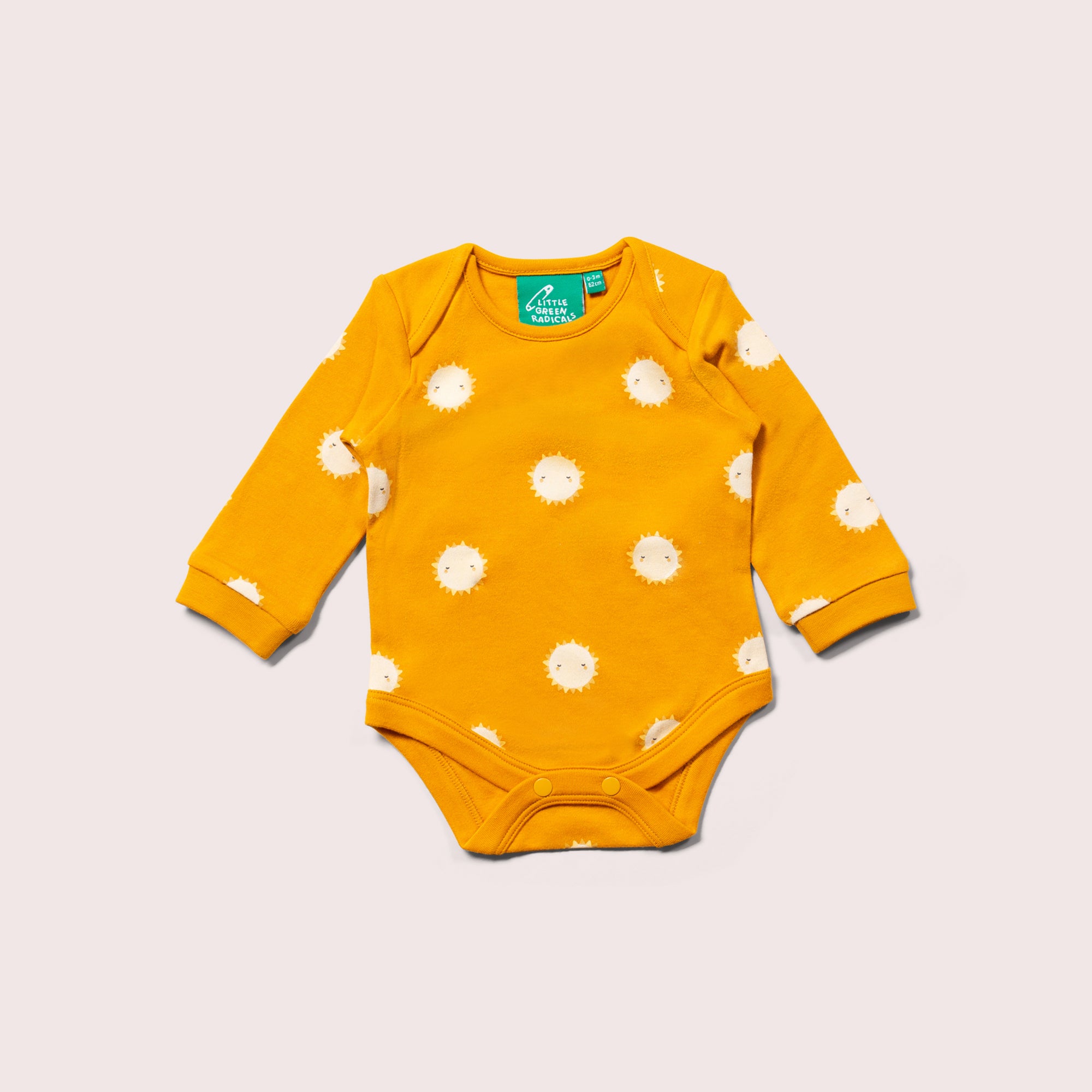 Solar Powered Organic Baby Bodysuit Set - 2 Pack