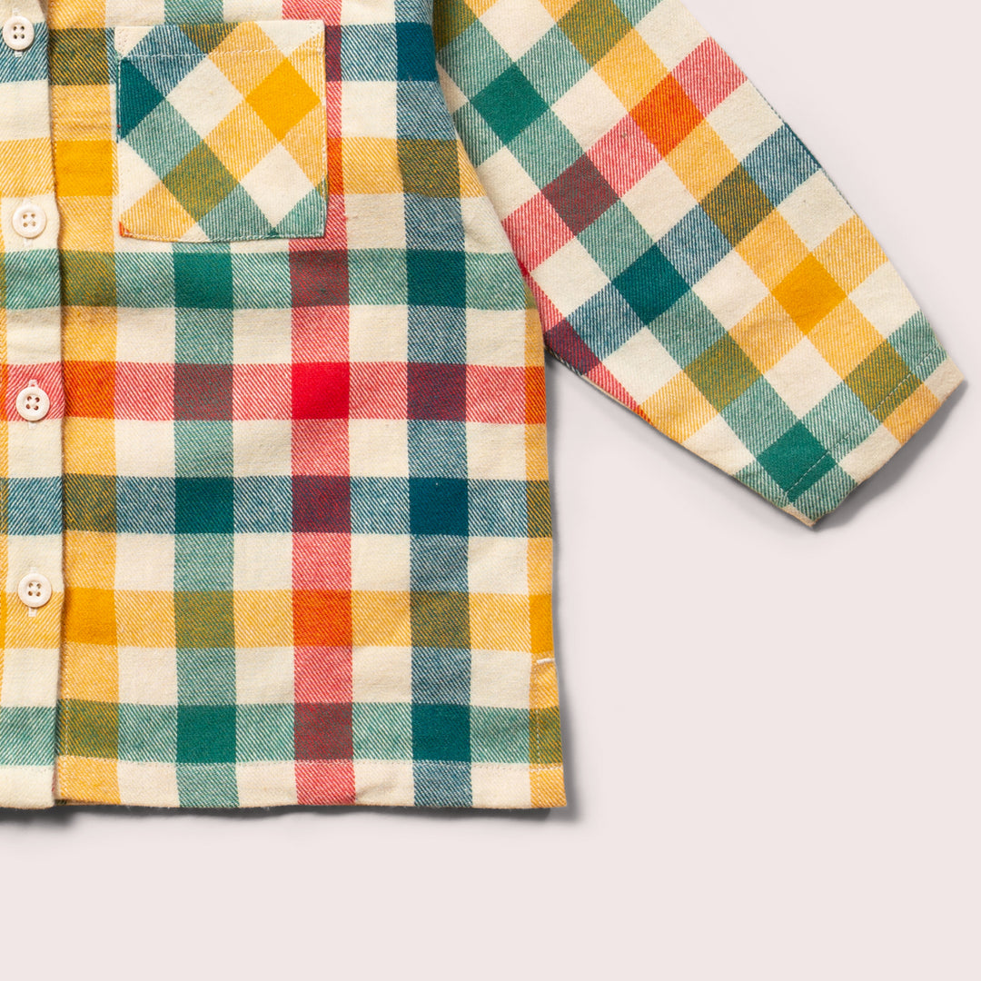 Rainbow Gold Check Out & About Shirt