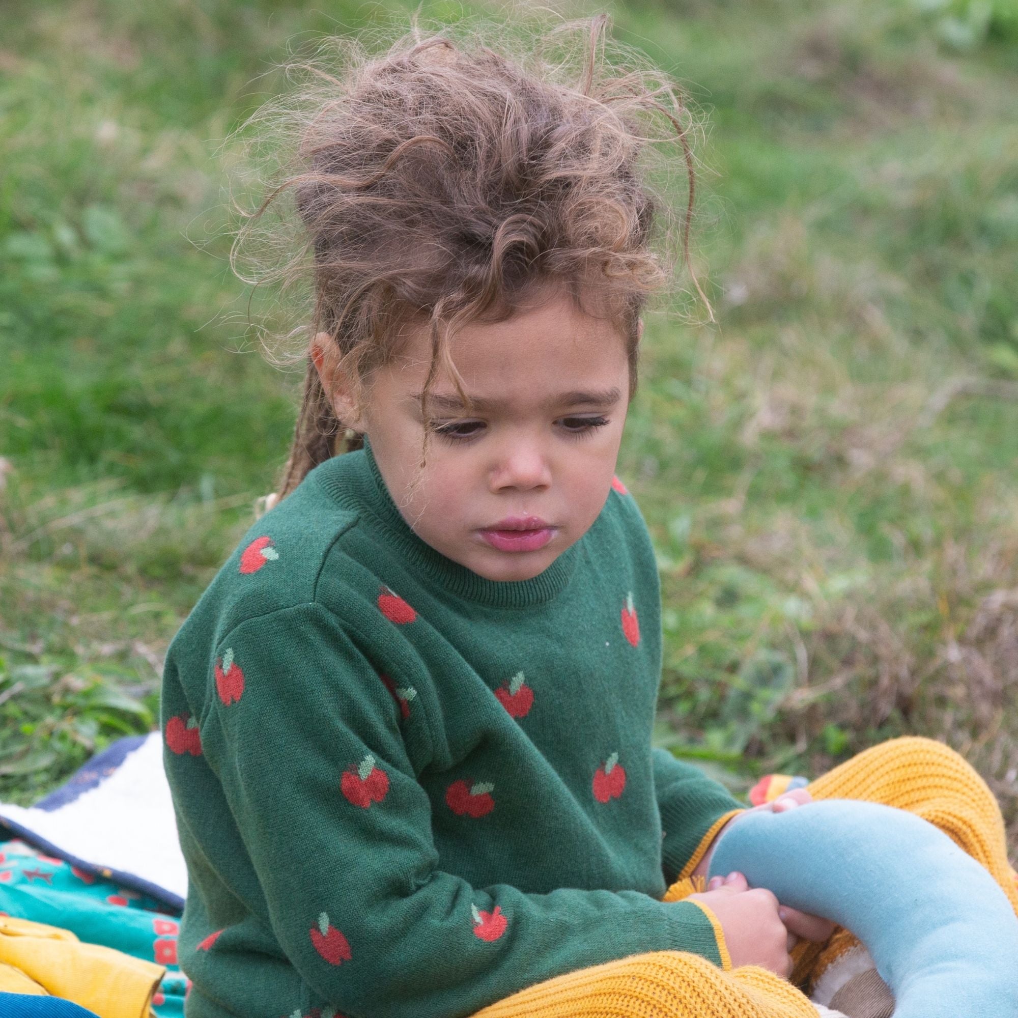 From One To Another Apple Knitted Jumper