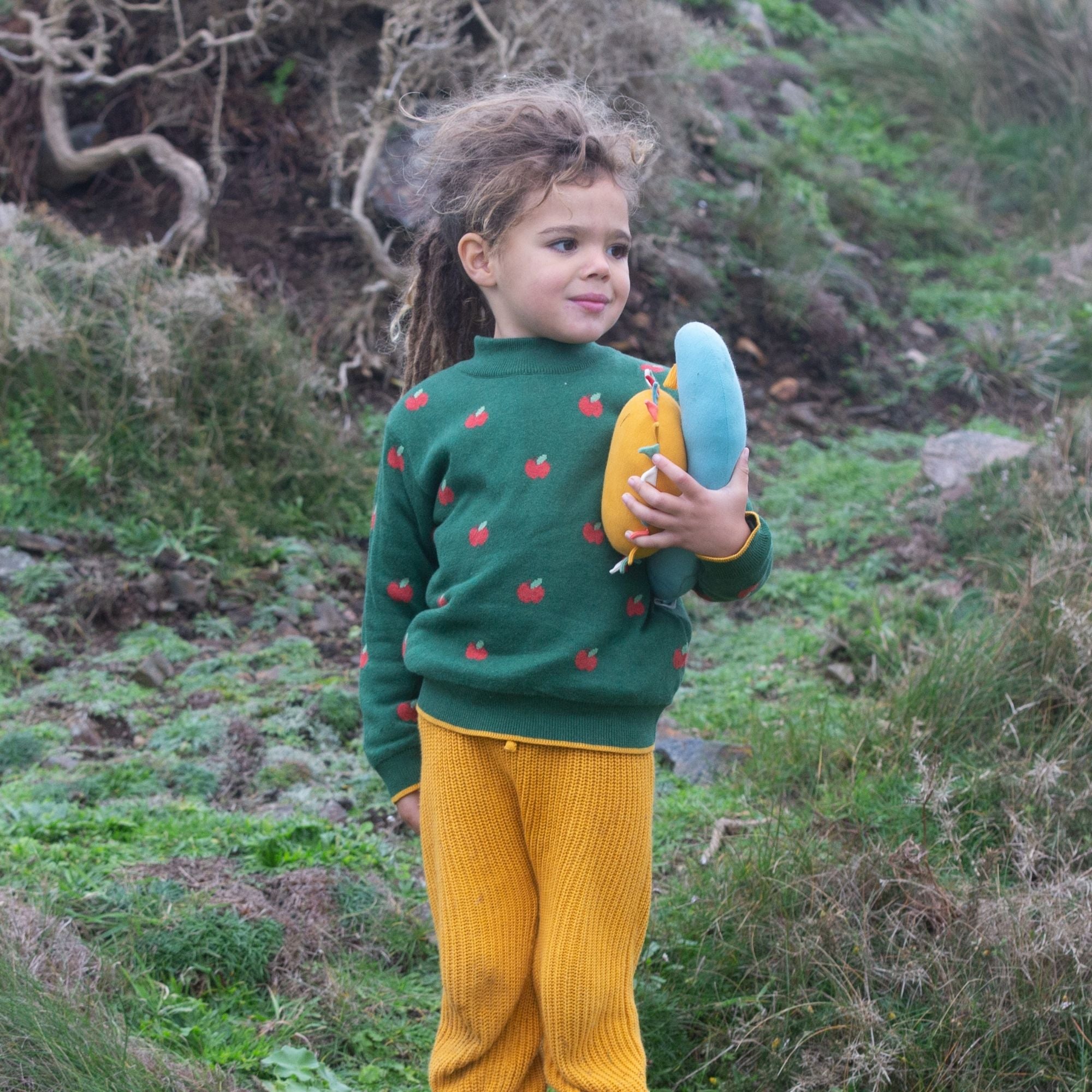 From One To Another Apple Knitted Jumper