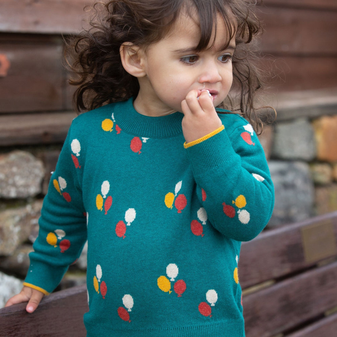 From One To Another Balloon Knitted Jumper