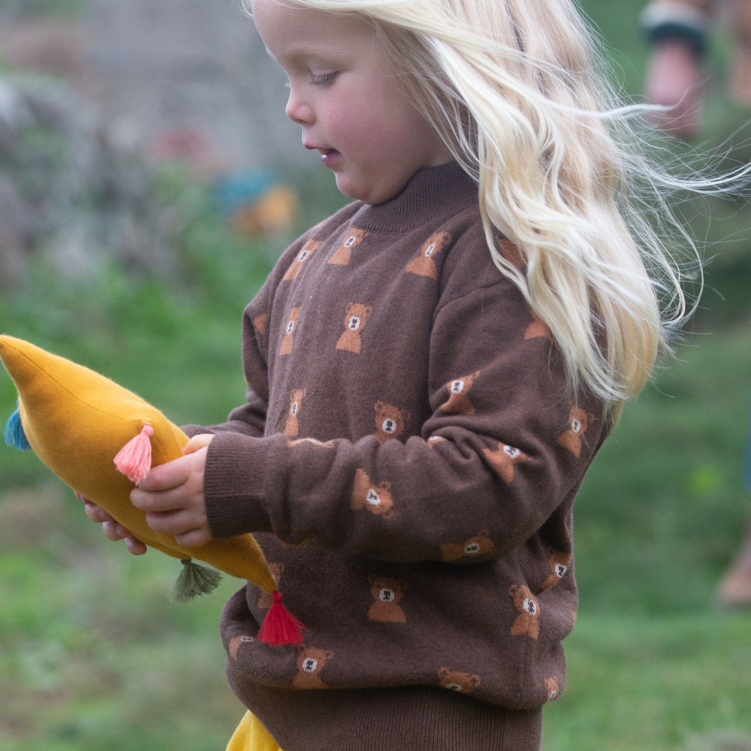 From One To Another Bear Knitted Jumper