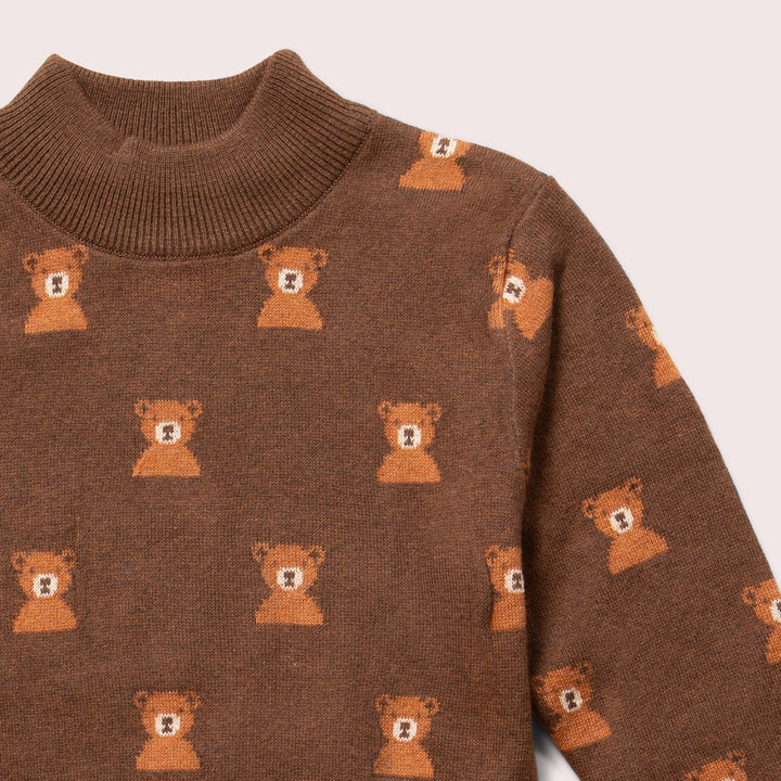 From One To Another Bear Knitted Jumper