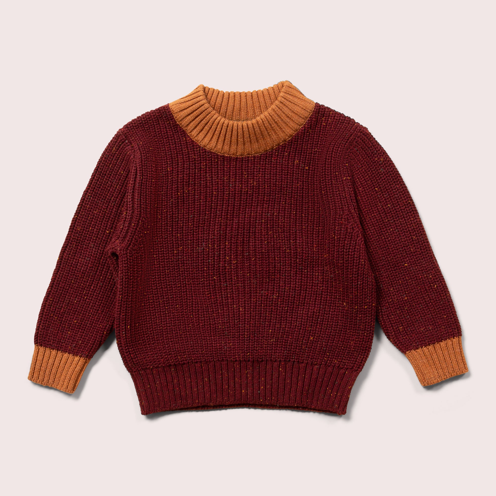From One To Another Berry Snuggly Knitted Jumper