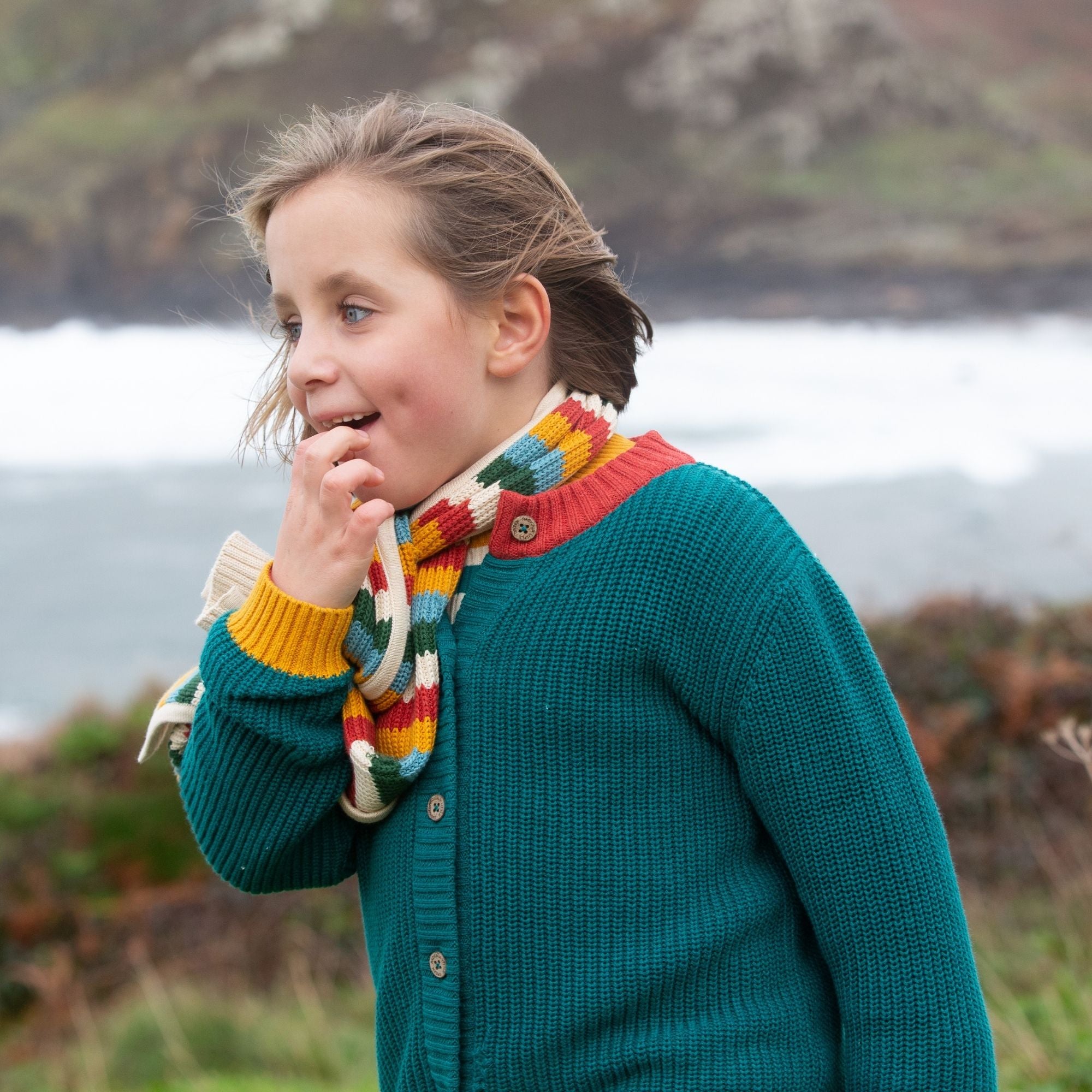From One To Another Everglade Snuggly Knitted Cardigan