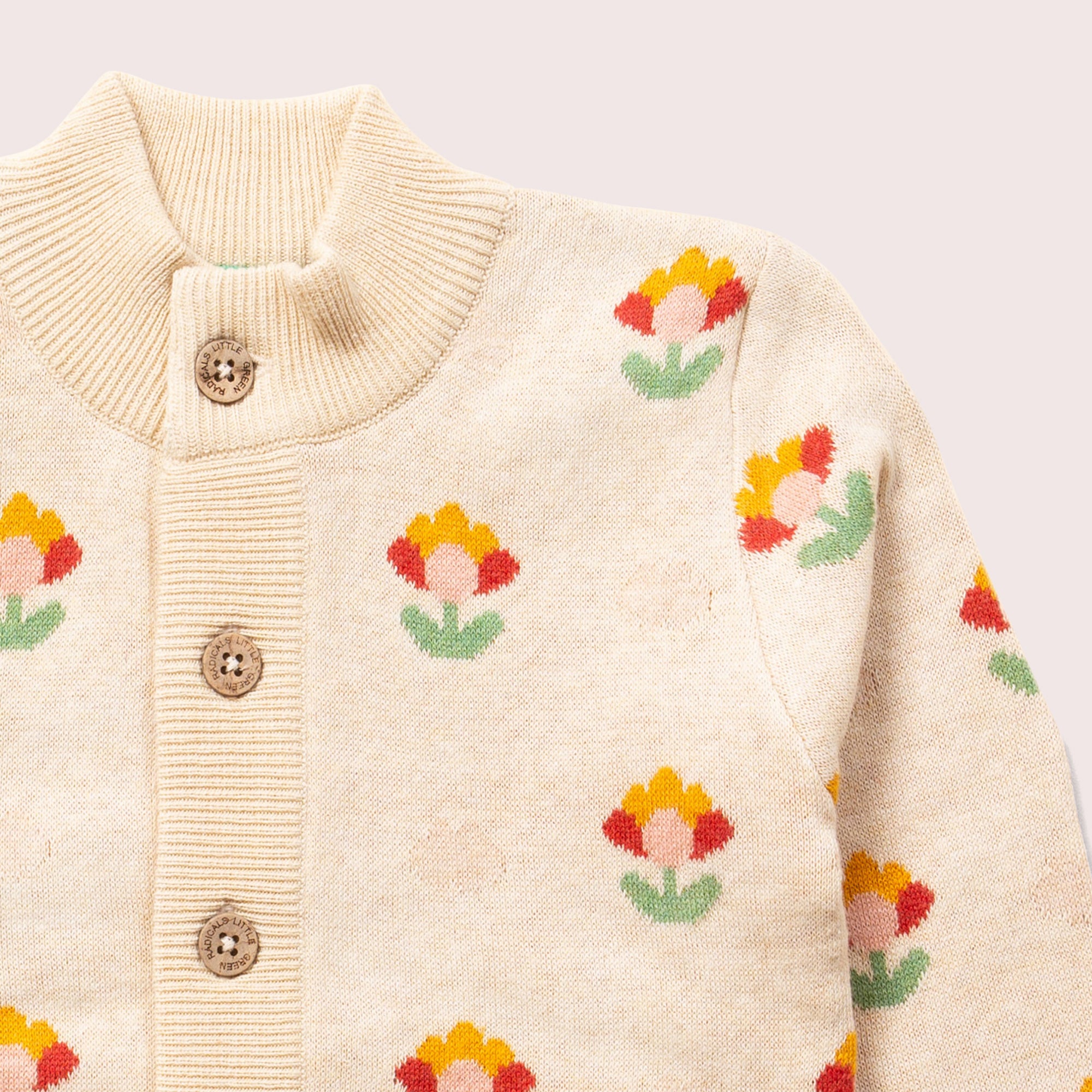From One To Another Flower Knitted Cardigan