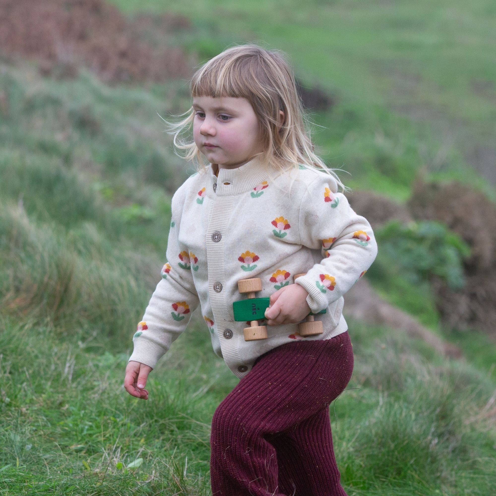 From One To Another Flower Knitted Cardigan