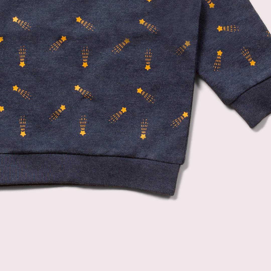 Shooting Star Long Sleeve Raglan Sweatshirt