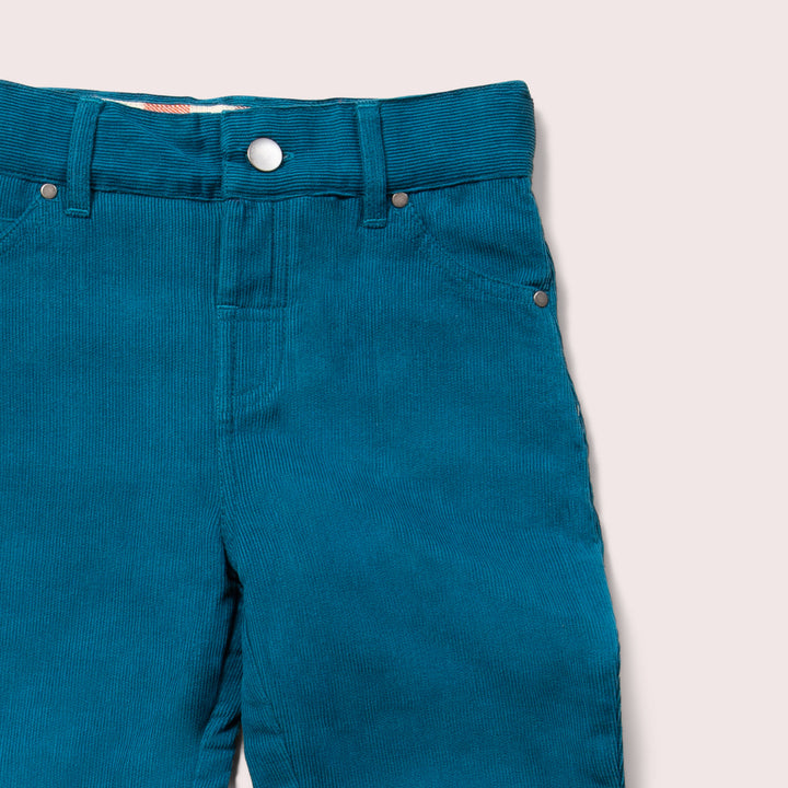 Deep Blue Corduroy Adventure Jeans