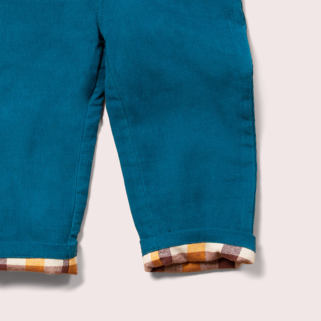 Deep Blue Corduroy Adventure Jeans