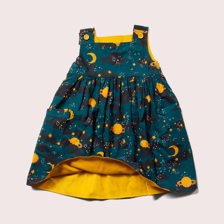 Saturn Nights Reversible Pinny Dress