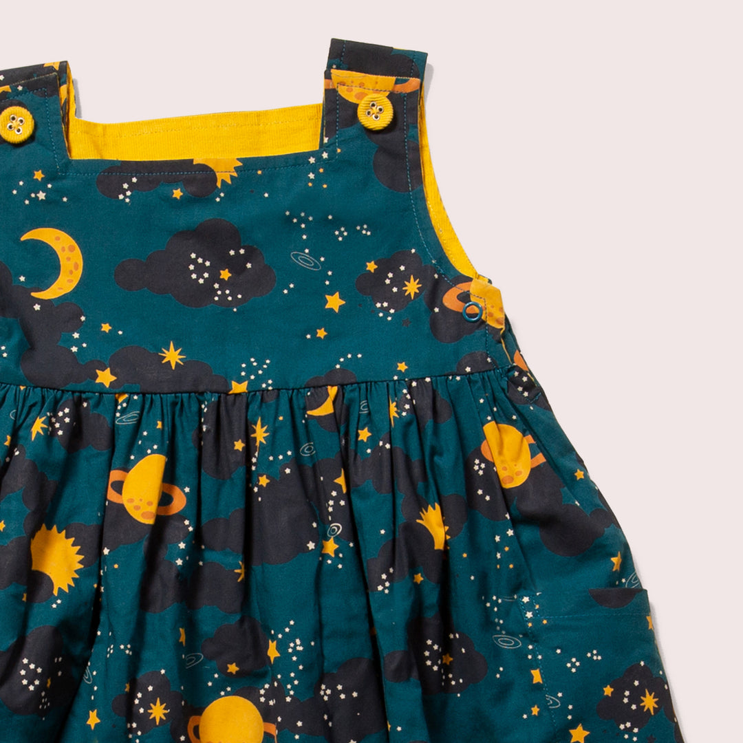 Saturn Nights Reversible Pinny Dress