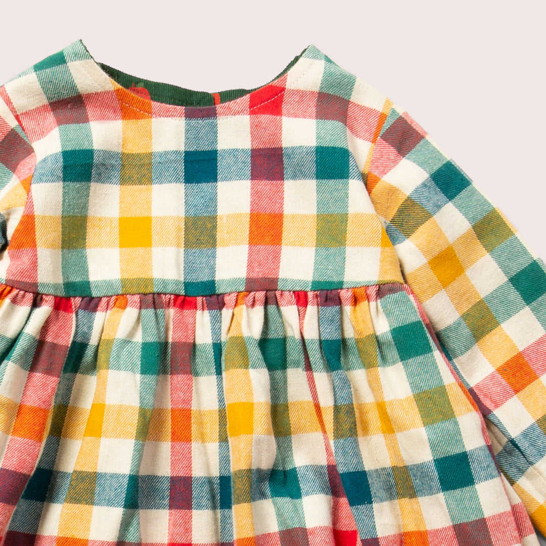 Apple Day After Day Reversible Corduroy Pocket Dress