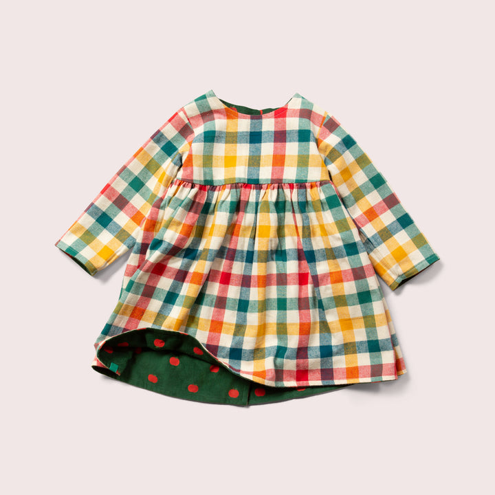 Apple Day After Day Reversible Corduroy Pocket Dress