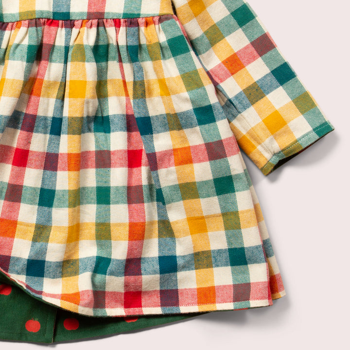 Apple Day After Day Reversible Corduroy Pocket Dress