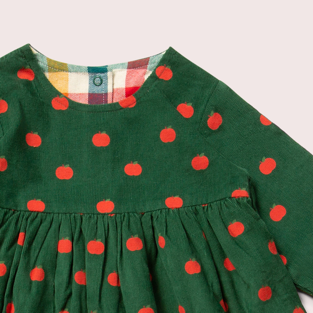 Apple Day After Day Reversible Corduroy Pocket Dress