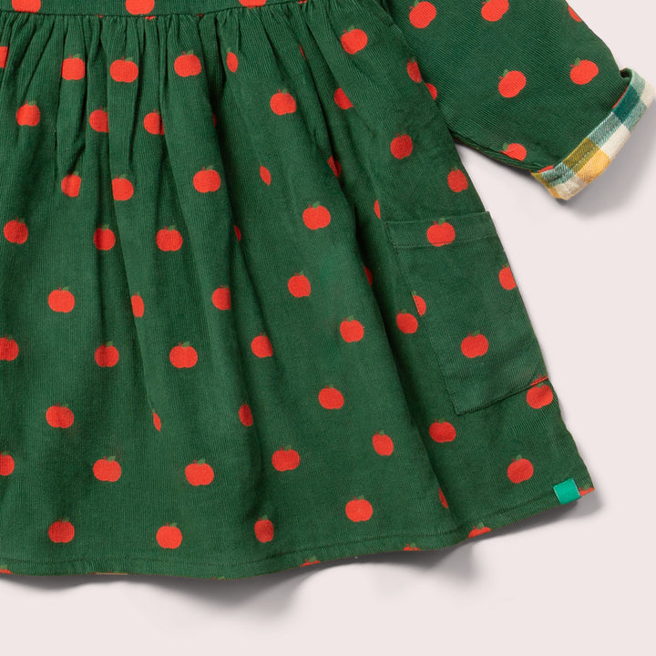 Apple Day After Day Reversible Corduroy Pocket Dress