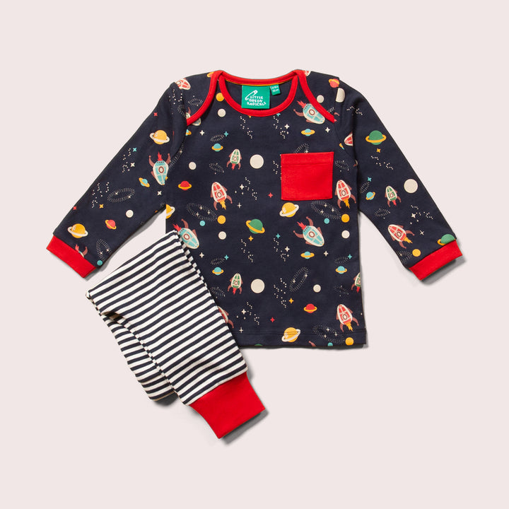 Outer Space Organic T-Shirt & Jogger Playset