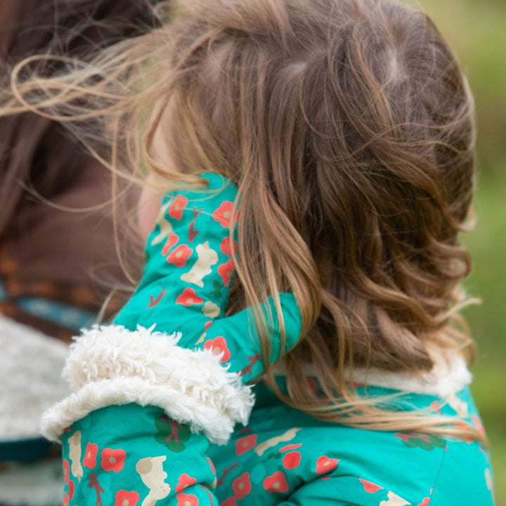 Forest Walk Sherpa Mittens & Hat Set