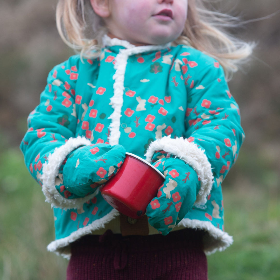 Forest Walk Sherpa Mittens & Hat Set