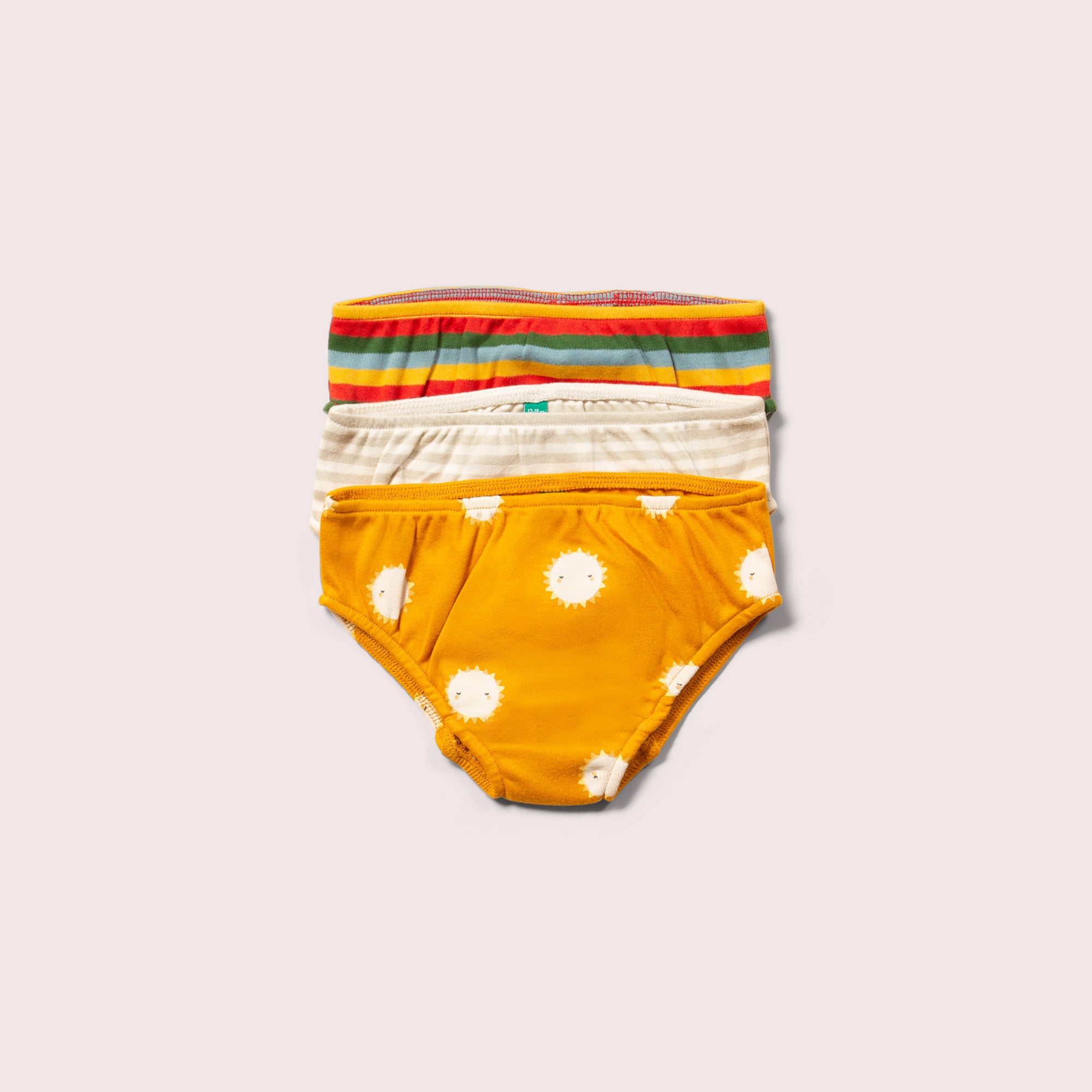 Solar Powered Organic Underwear Set - 3 Pack