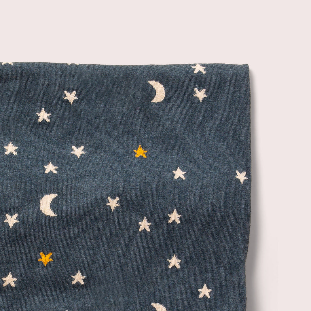 Golden Stars Soft Knitted Baby Blanket