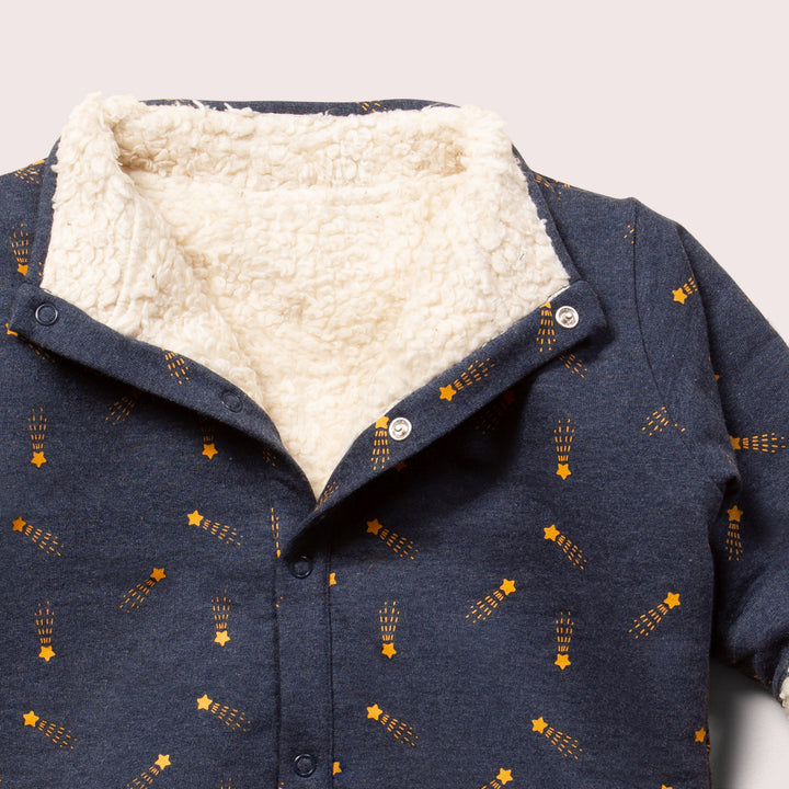 Shooting Stars Reversible Sherpa Jacket