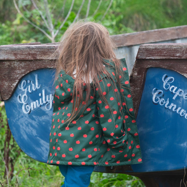 An Apple A Day Recycled Waterproof Winter Coat