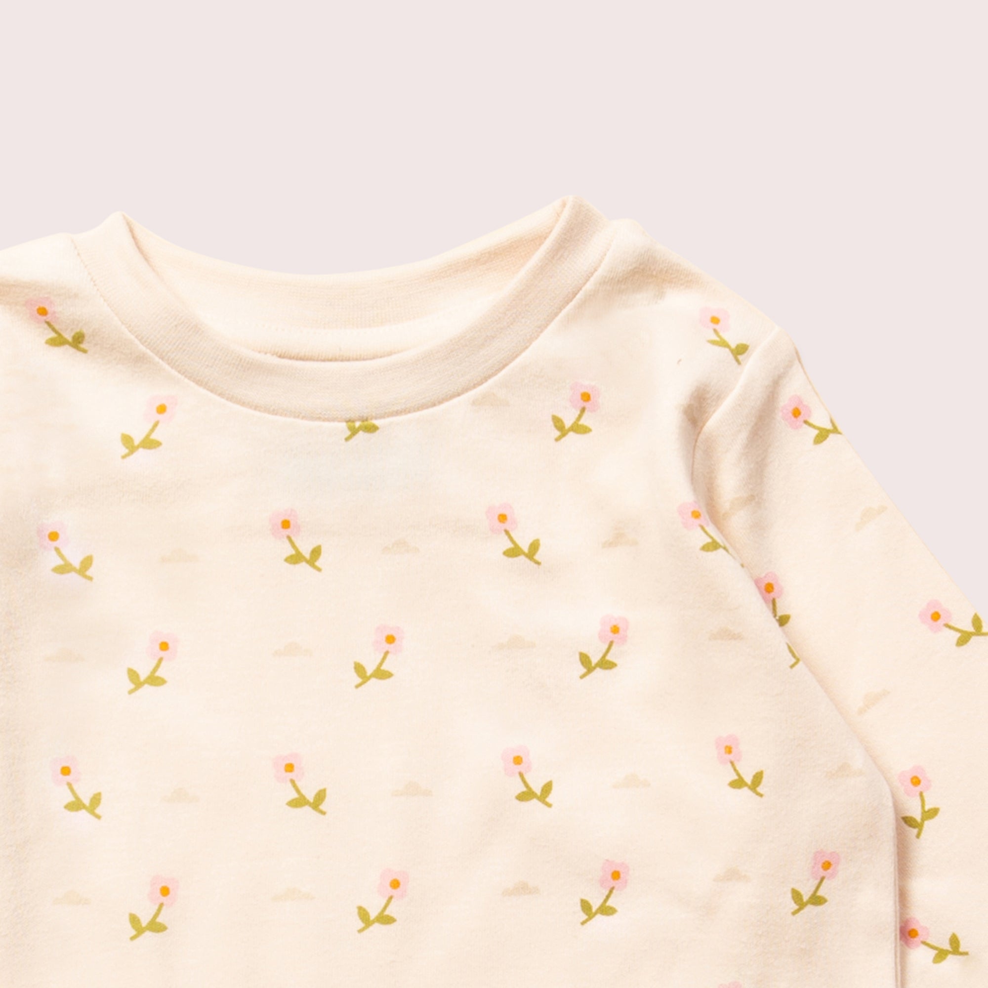 Pink Flowers Organic Pyjamas NOT AVAILABLE for USA/AUS/CAN