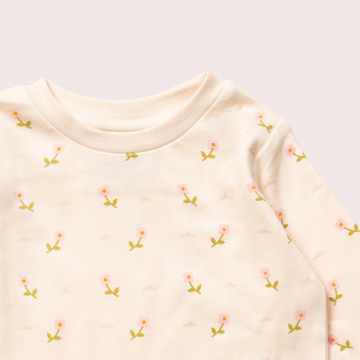 Pink Flowers Organic Pyjamas