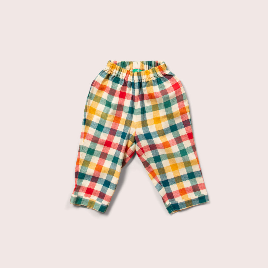 Rainbow Check Classic Button Up Pyjamas