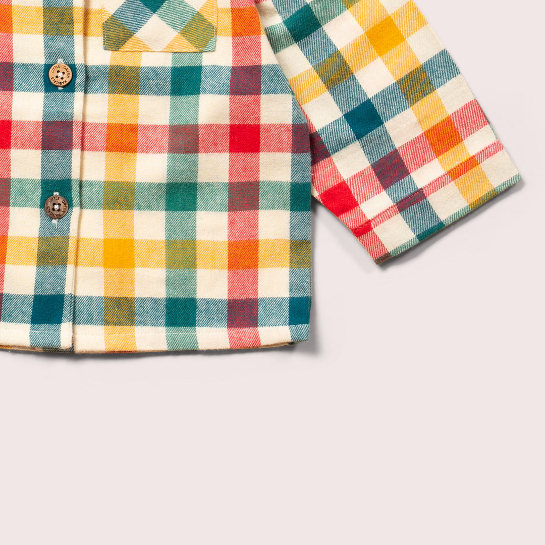 Rainbow Check Classic Button Up Pyjamas