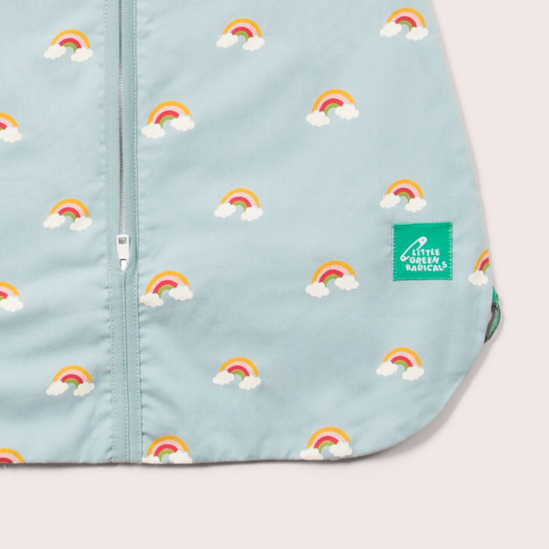 Over the Rainbow Organic Baby Sleeping Bag 1 Tog