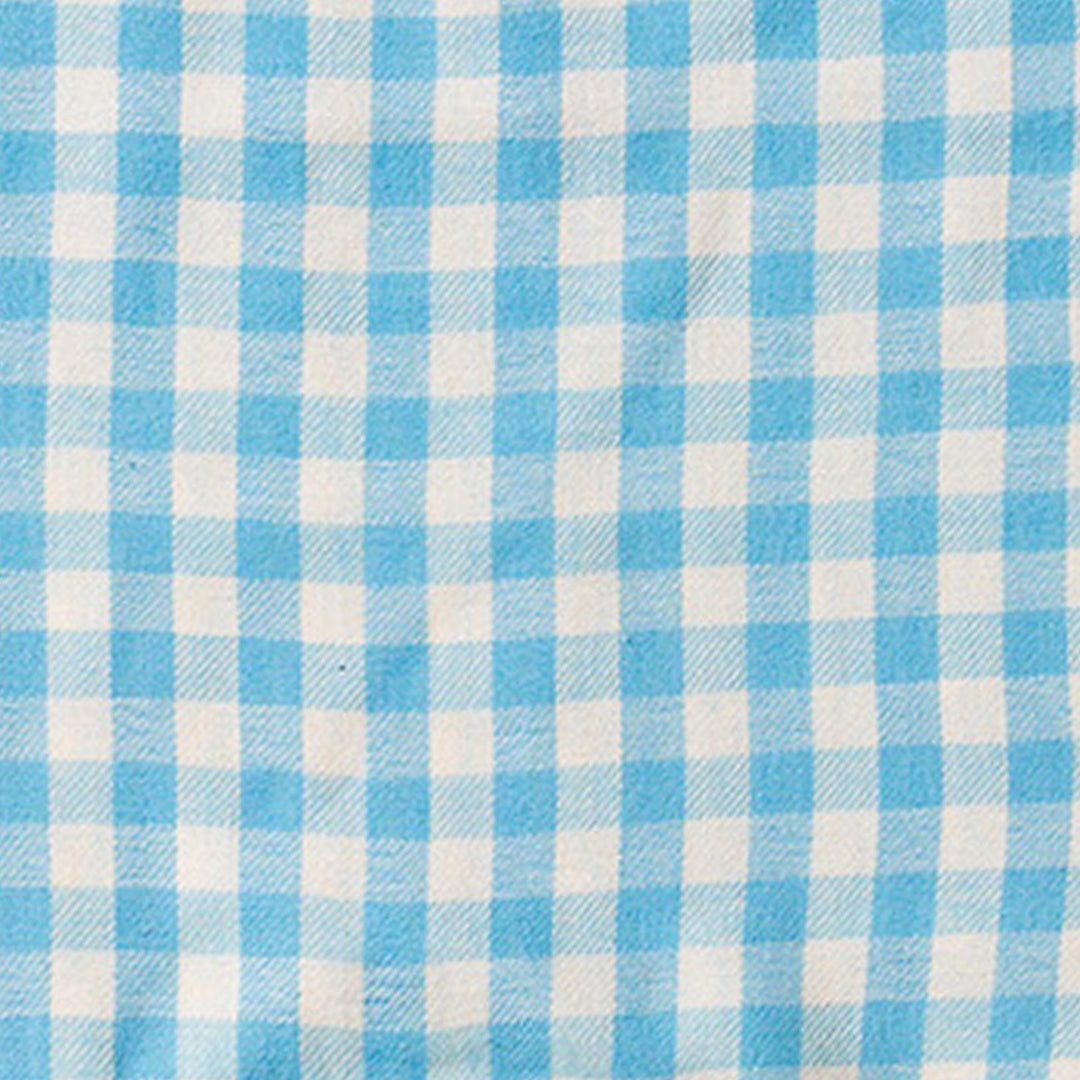 Corn Silk Blue Check Button Down Shirt