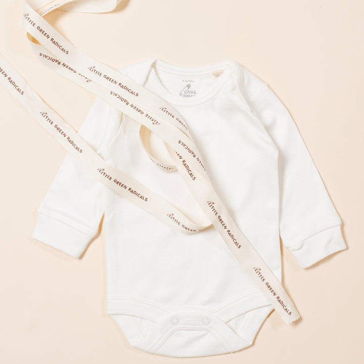 Natural Long Sleeve Baby Body - Single