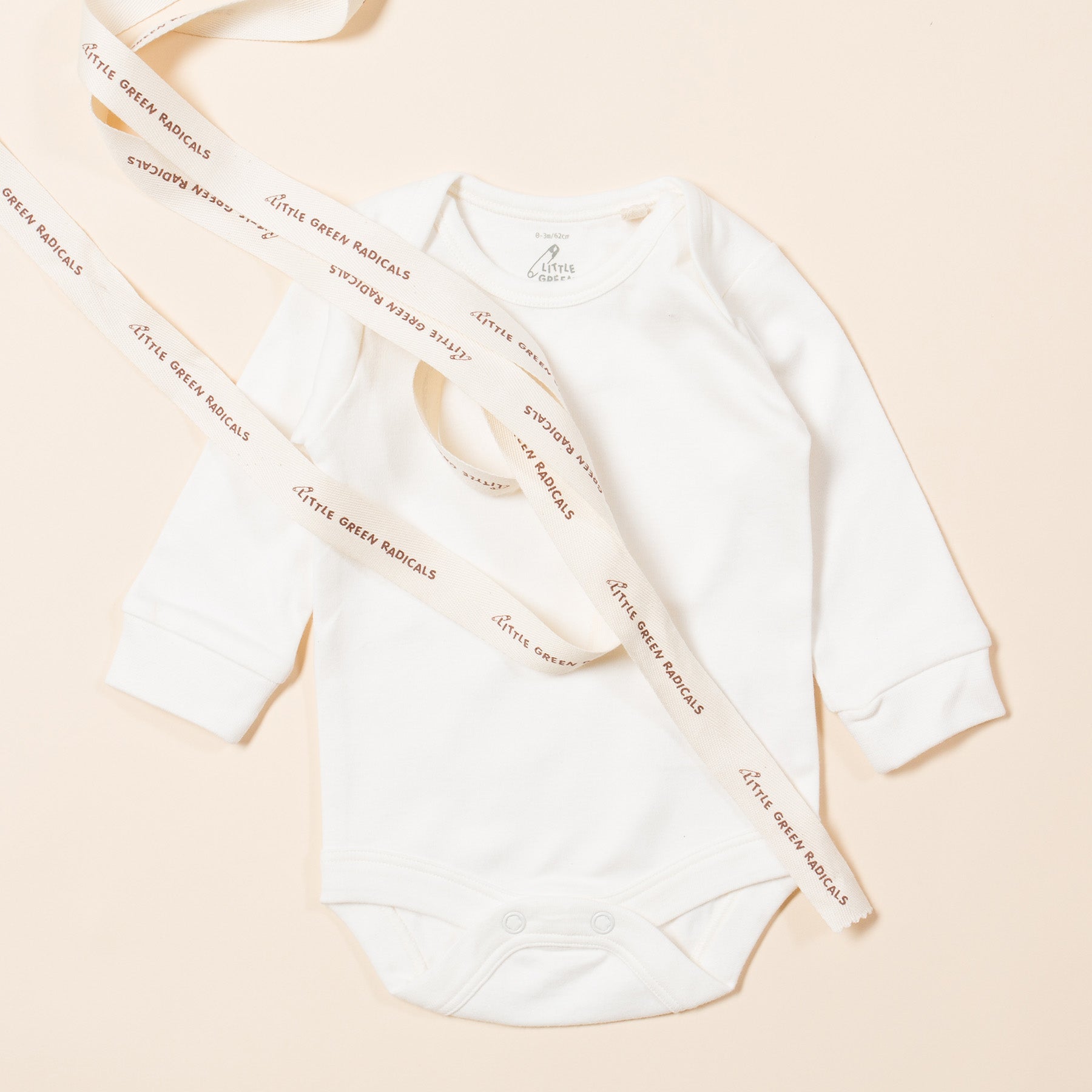 A20 Natural Long Sleeve Baby Body - Single