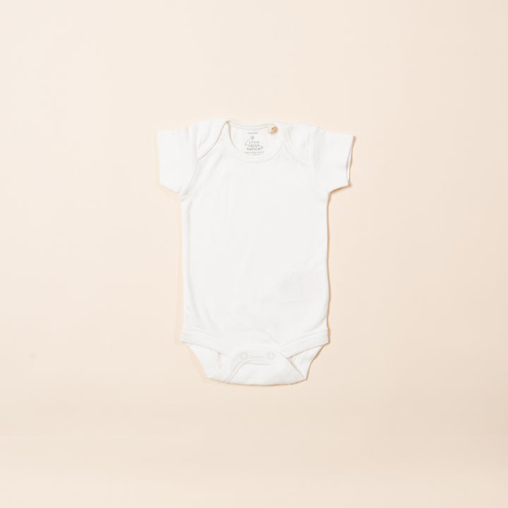 A20 Natural Short Sleeve Baby Body - Single