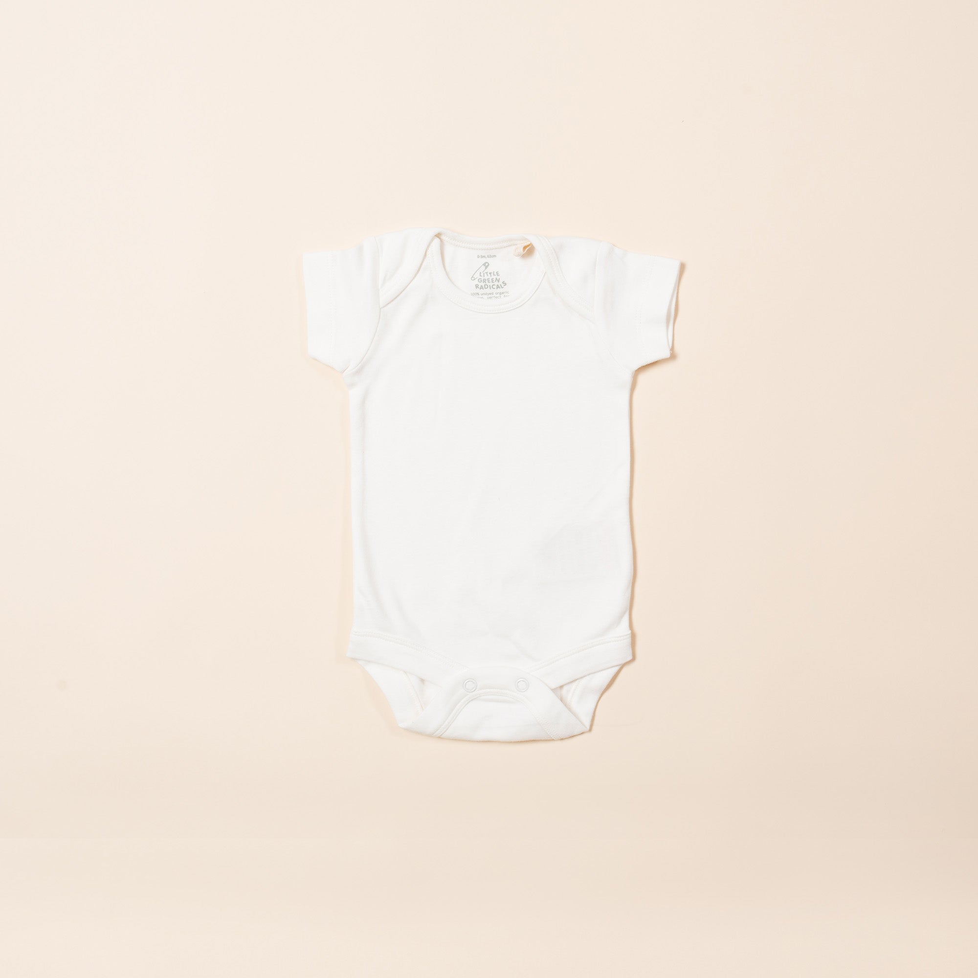 S21 Natural Short Sleeve Baby Body - Single